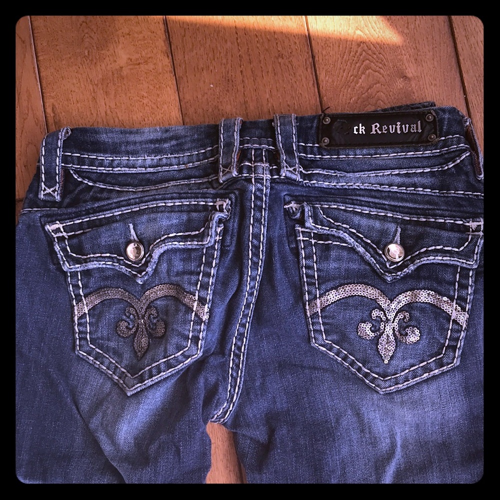 Barely worn Rock Revival Jeans